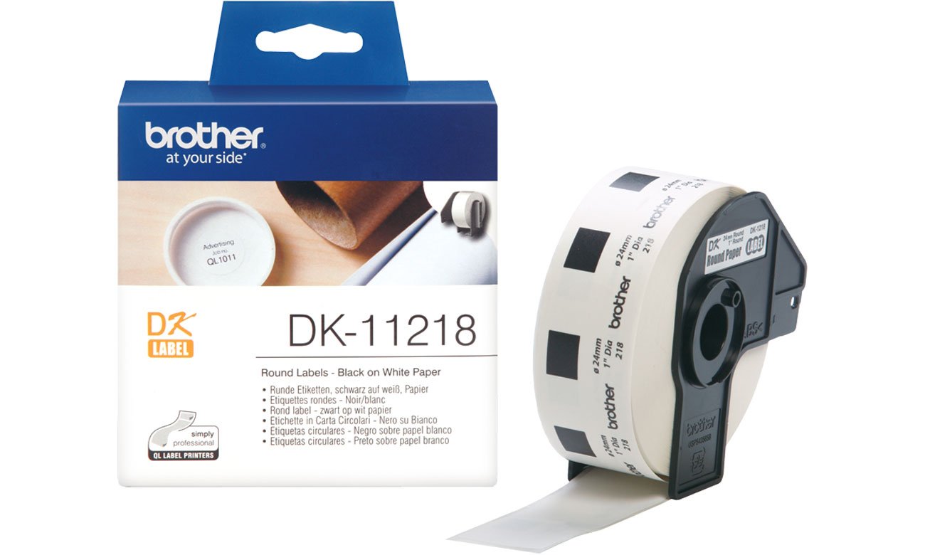Etykiety papierowe Brother DK-11218