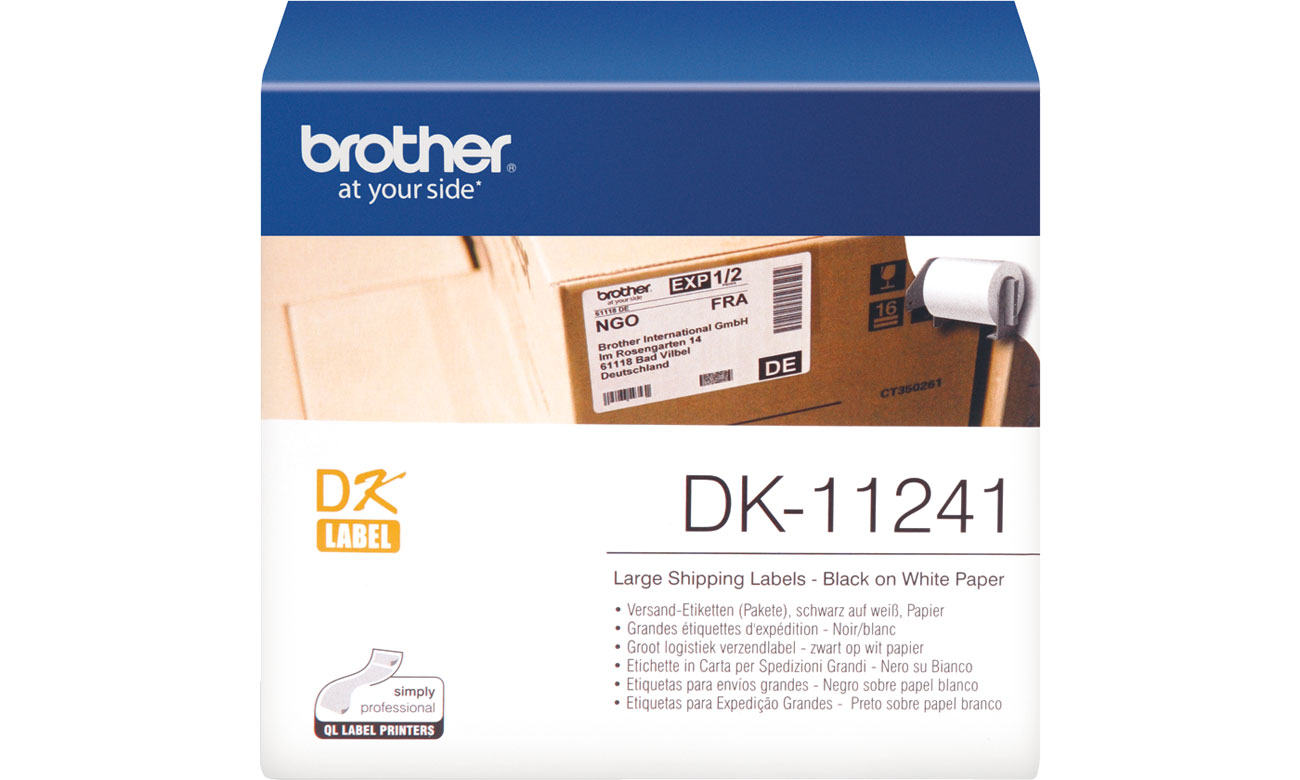 Etykiety papierowe Brother DK-11241