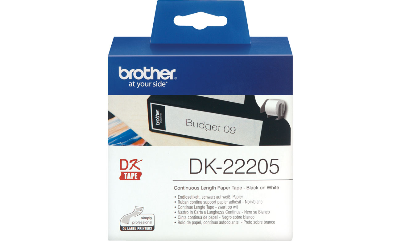 Papieretiketten Brother DK-22205