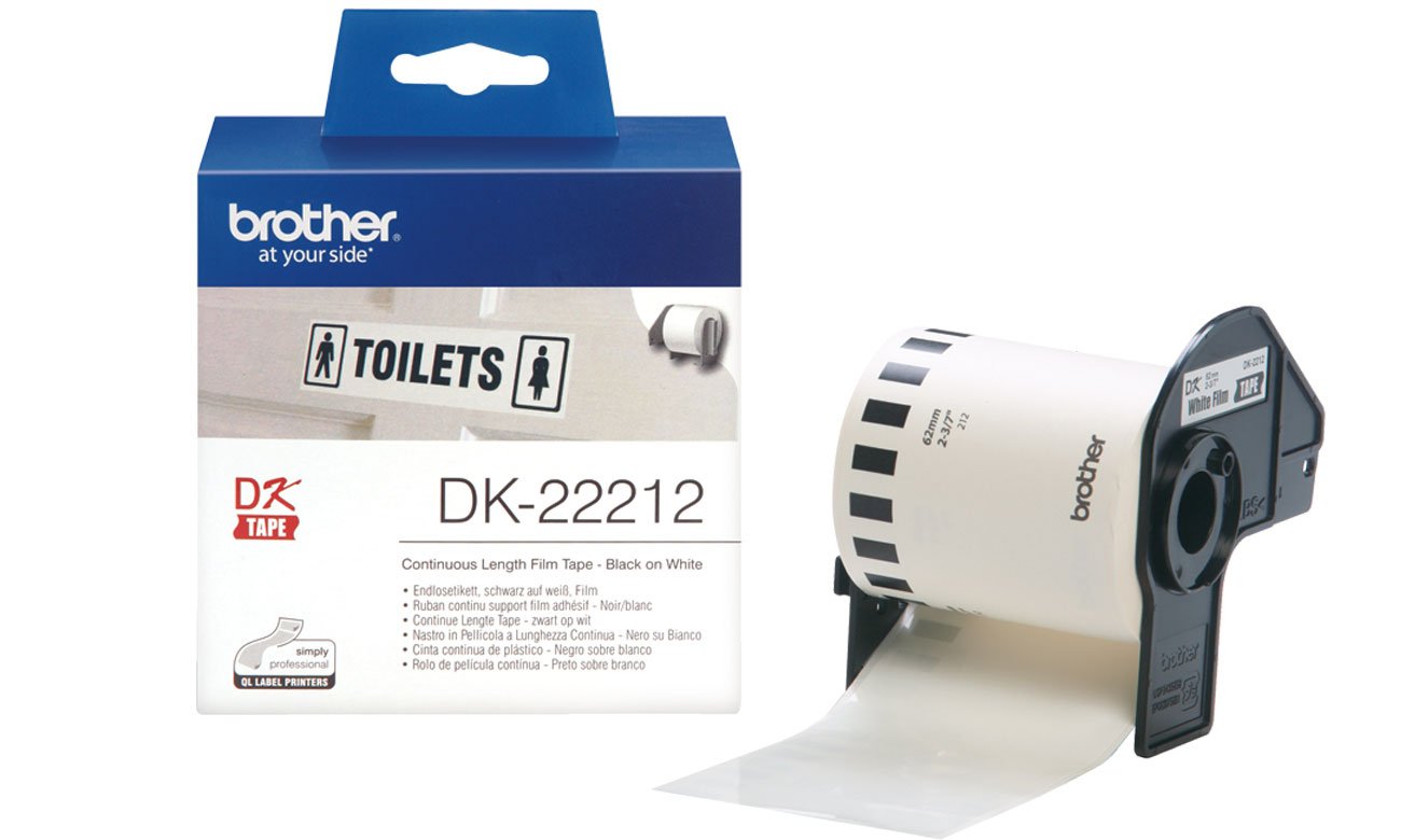 Etykiety papierowe Brother DK-22212