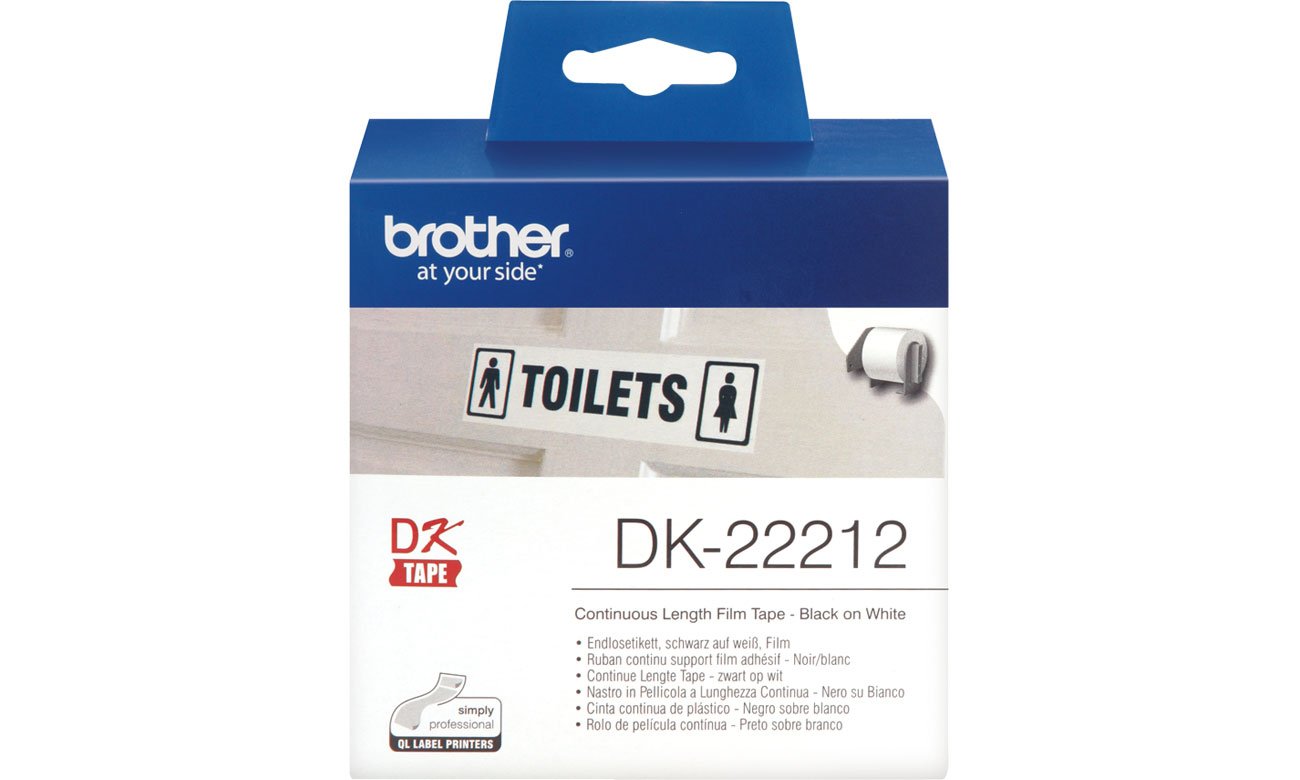 Etykiety papierowe Brother DK-22212