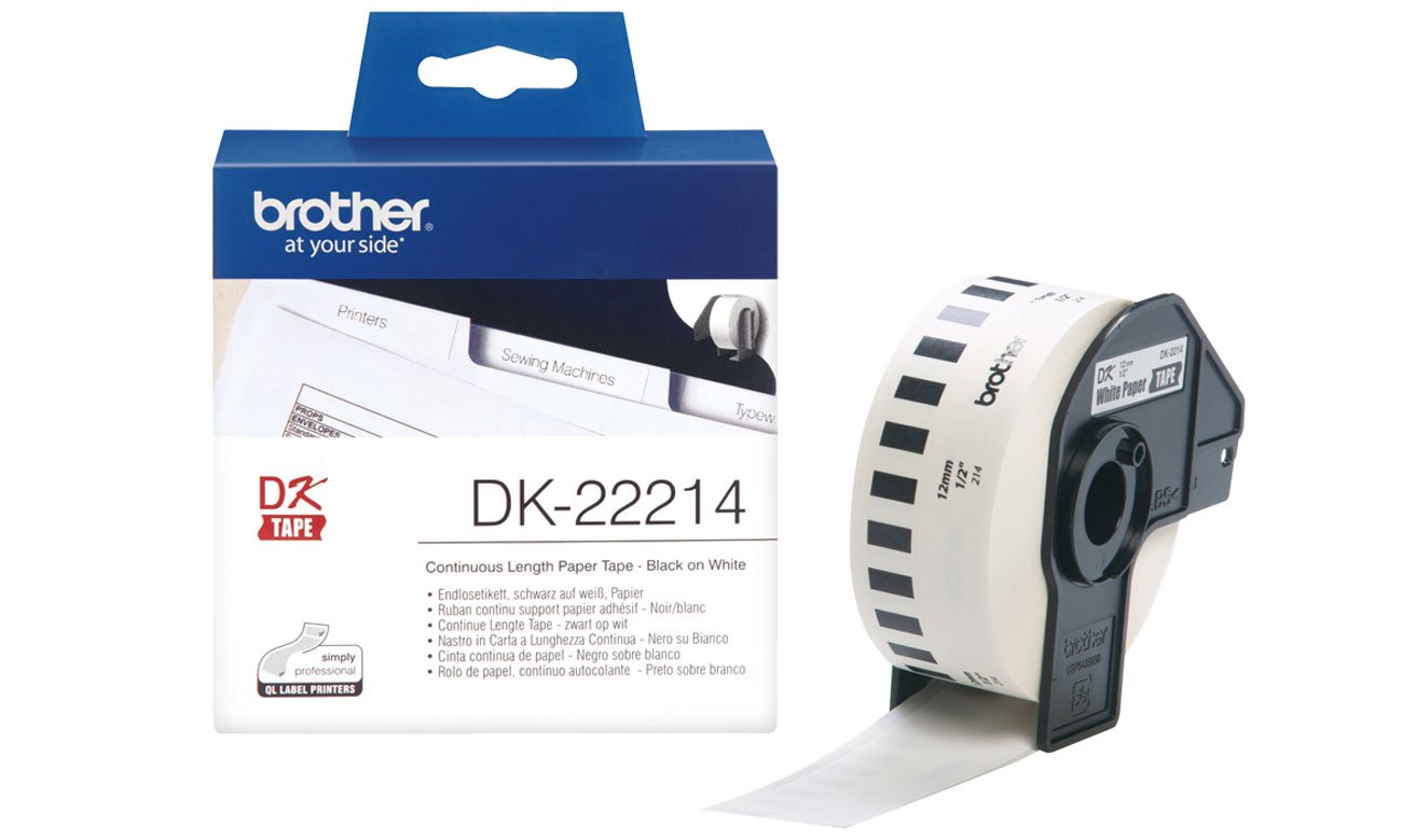 Etykiety papierowe Brother DK-22214