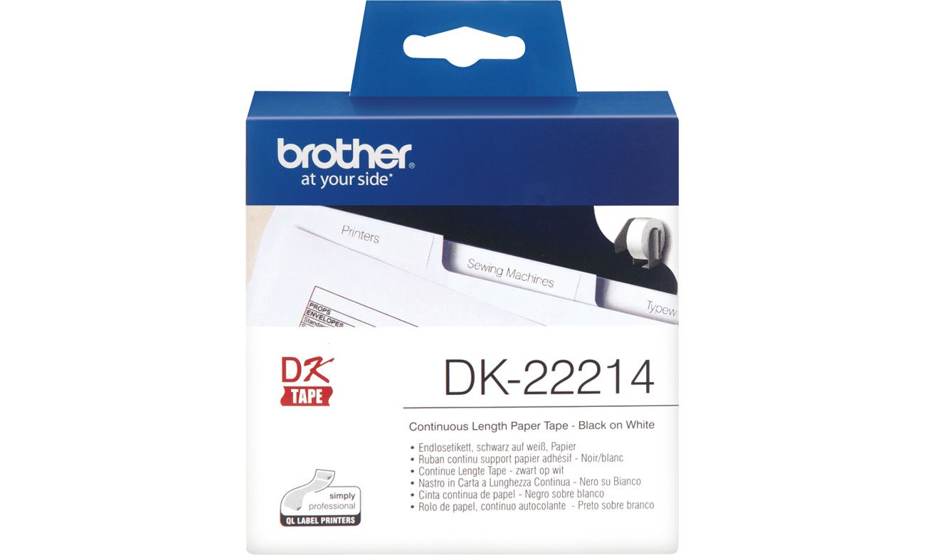 Etykiety papierowe Brother DK-22214
