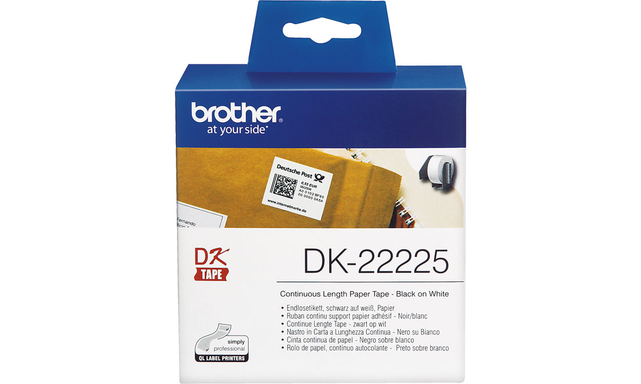 Papieretiketten Brother DK-22225