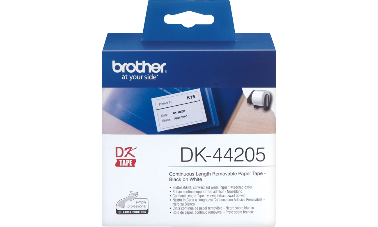 Etykiety papierowe Brother DK-44205
