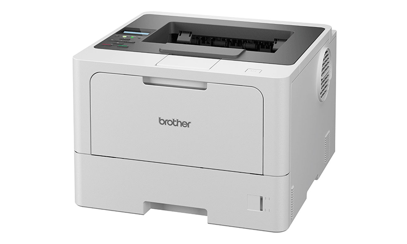 Brother HL-L5210DN widok z przodu pod kątem
