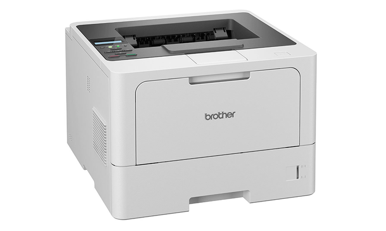 Brother HL-L5210DN widok z przodu pod kątem