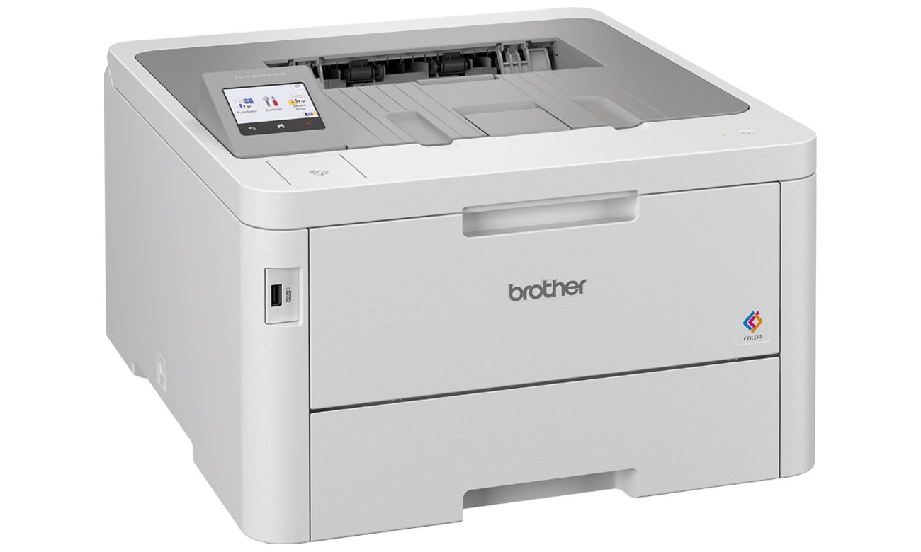 Brother HL-L8240CDW widok z przodu pod kątem