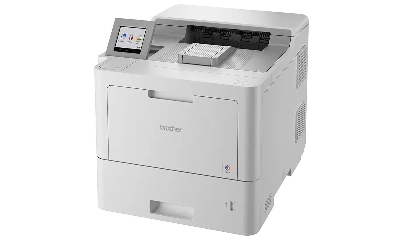 Brother HL-L9430CDN widok z przodu pod kątem