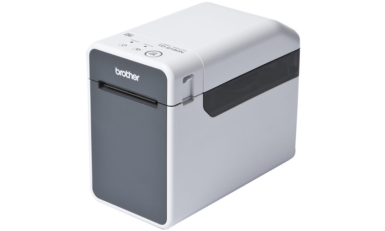Brother P-Touch TD-2135N widok z przodu pod kątem