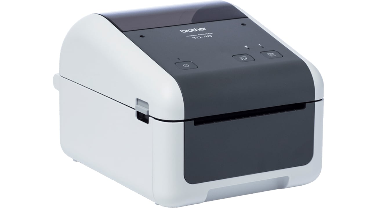 Brother TD-4420DN widok z boku pod kątem