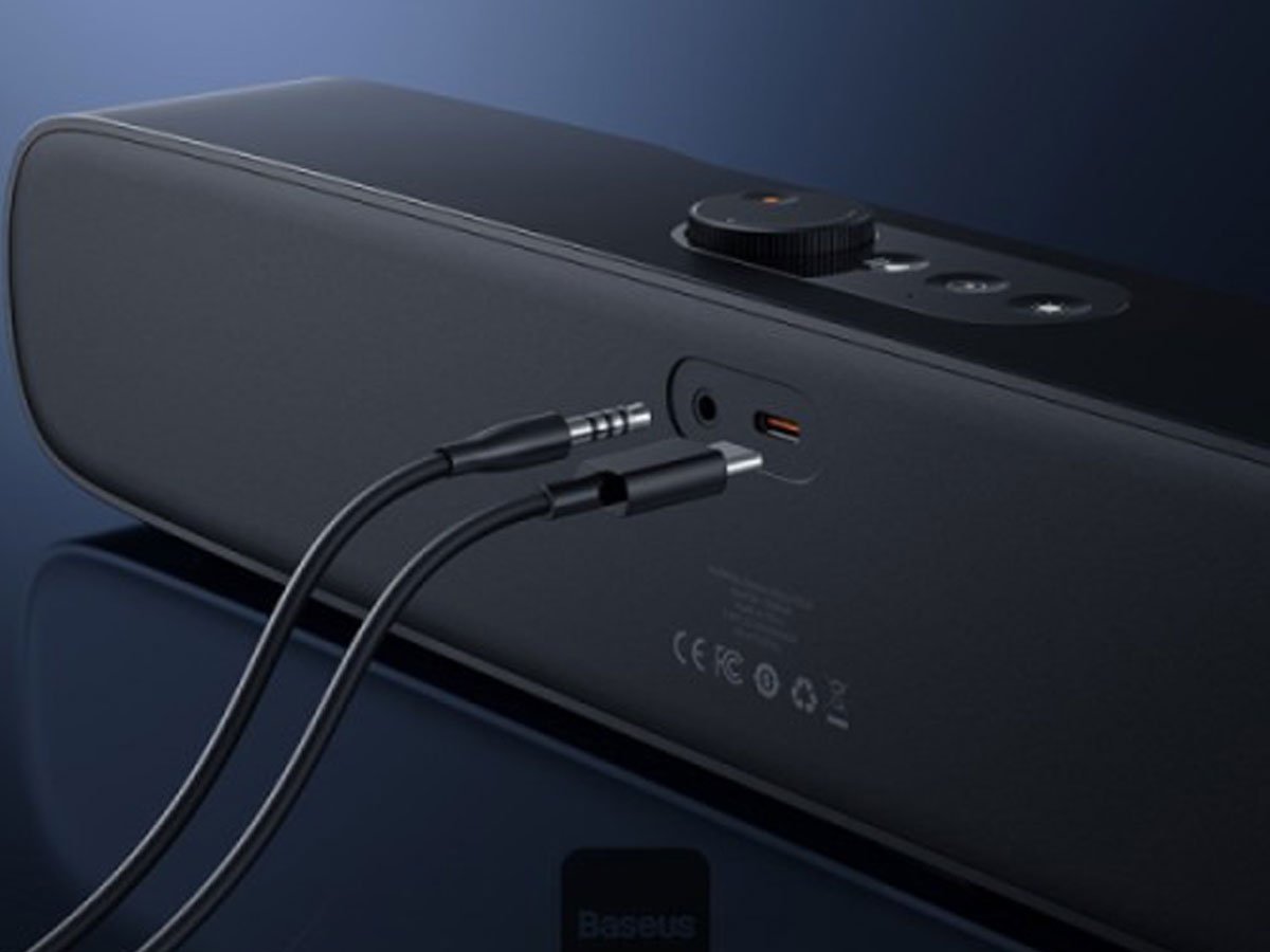 Baseus AeQur DS10 Mini Soundbar Black Battery