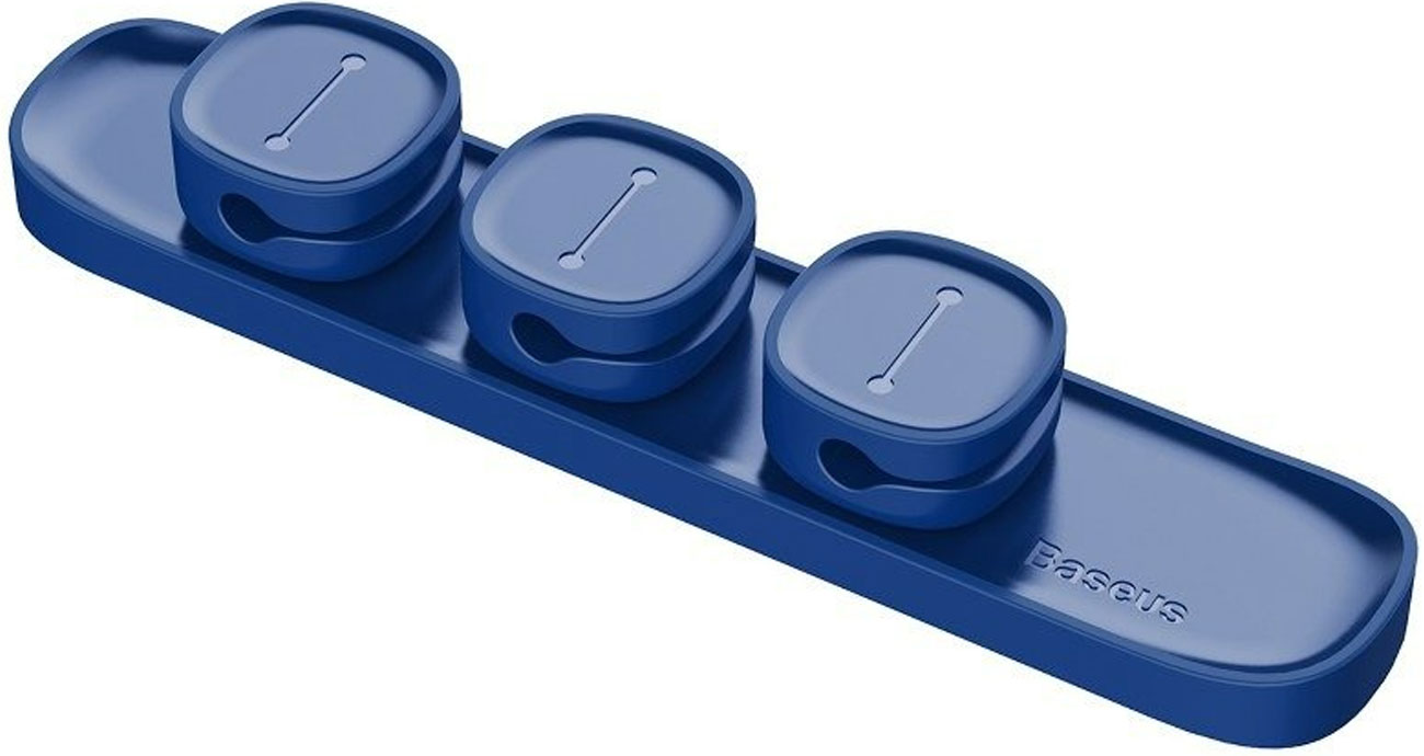 Organizer do kabli Baseus magnetyczny Peas Blue