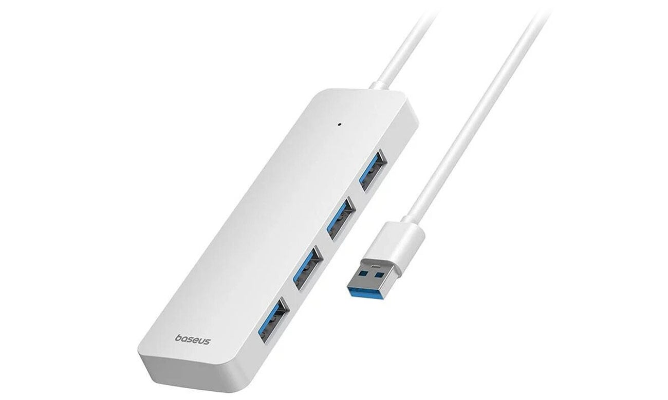 Baseus UltraJoy Series Lite 4-Port 1,5m (USB - 4x USB3.0, biały)