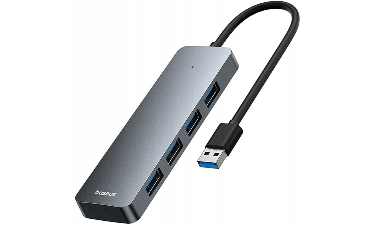 Baseus UltraJoy 4in1 USB-A HUB Lite 0,15m Grey