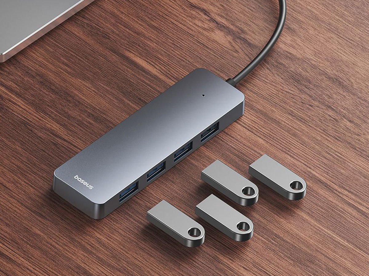 Baseus UltraJoy 4-Port HUB 100 cm Grey