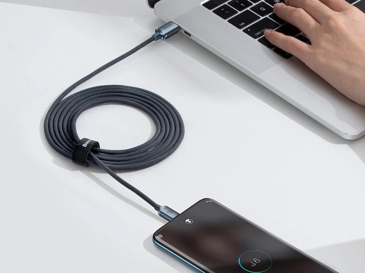 Kabel Baseus CAJY000701 USB-C zu USB-C PD 100W Schwarz