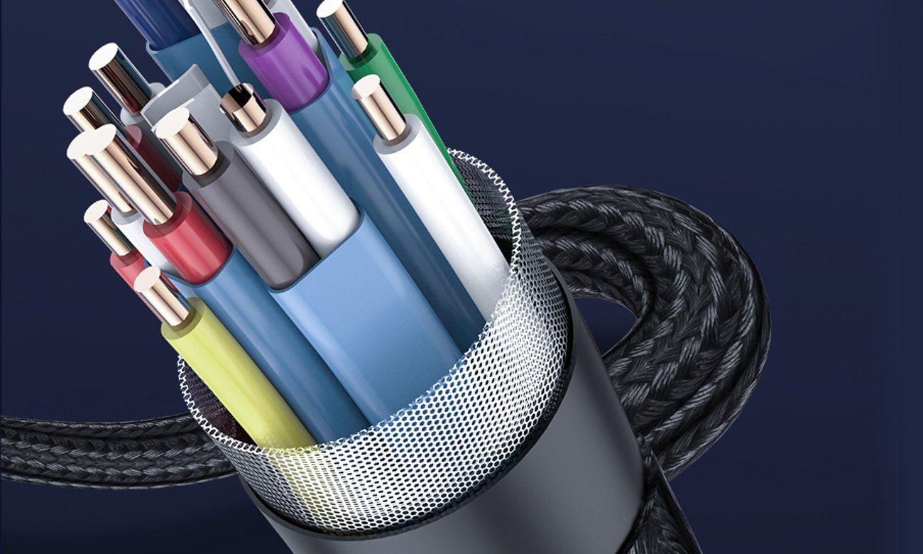 Kabel Baseus HDMI 2.0 4K budowa