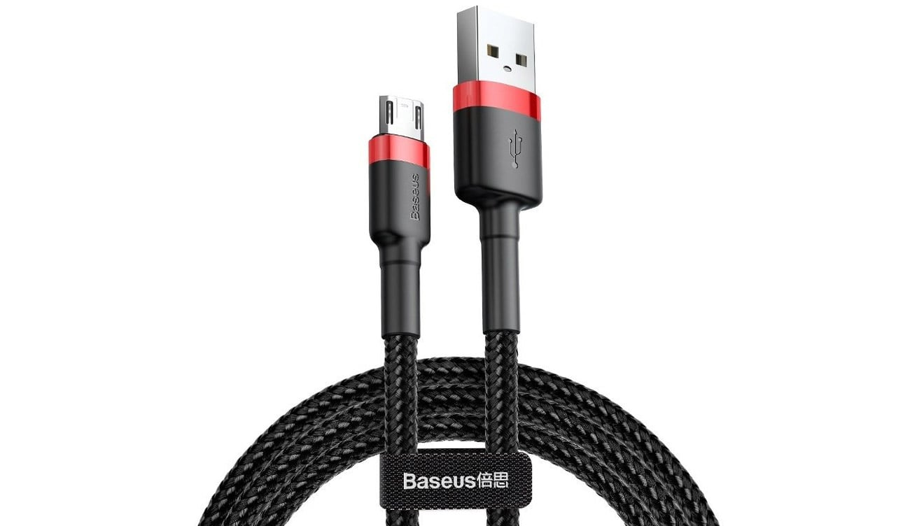 Kabel Baseus USB-A - microUSB 3m (w oplocie)