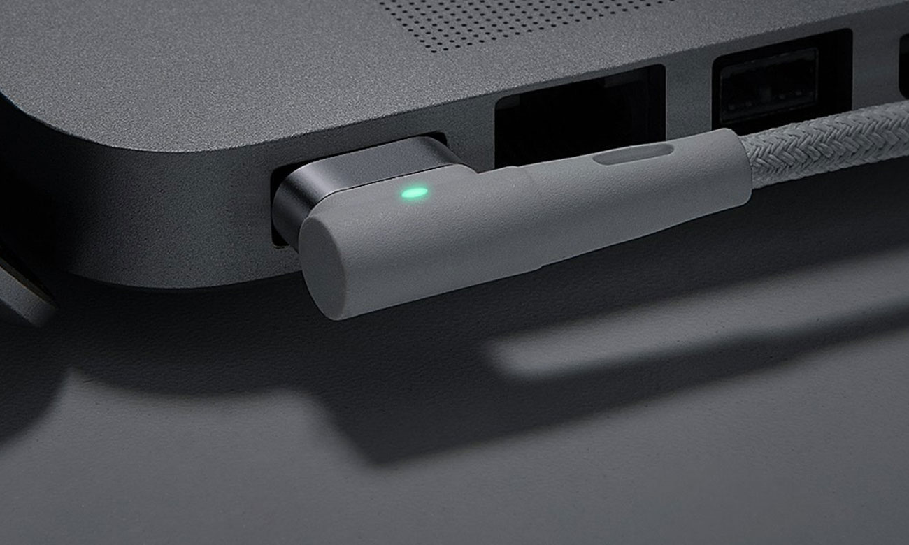 Kabel zasilający Baseus USB-C - MagSafe wbudowana dioda LED