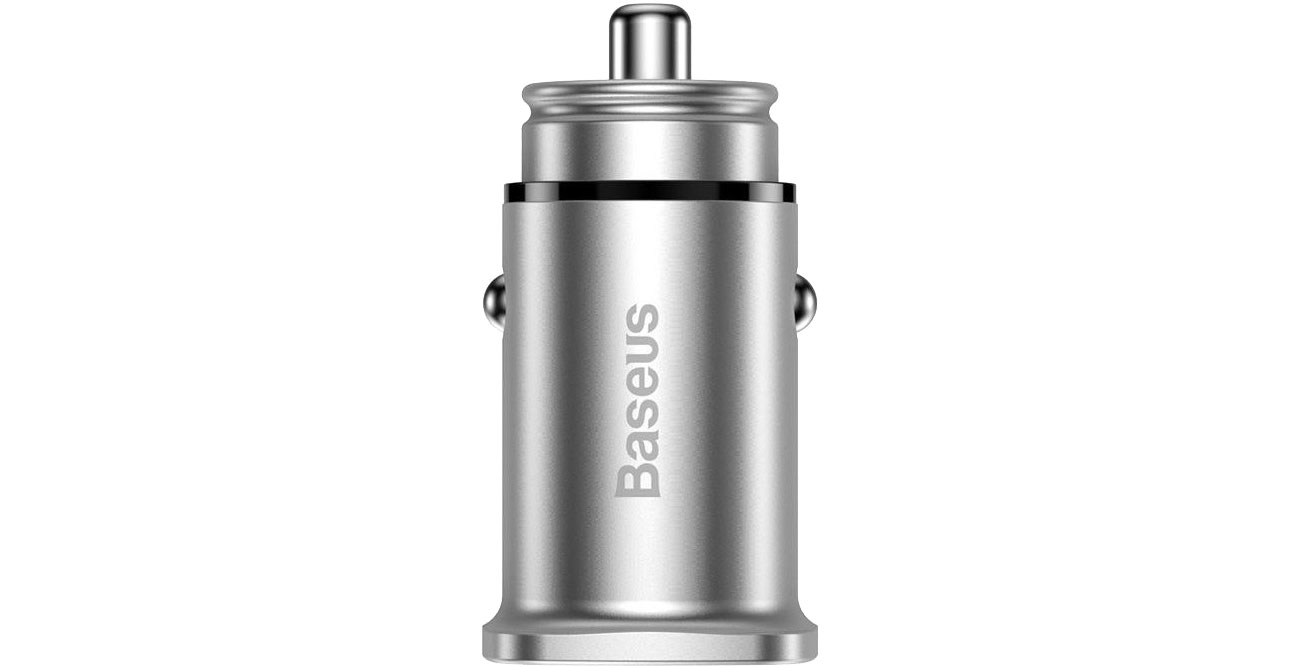 Ładowarka samochodowa QC 4.0, PD 30W (srebrny)