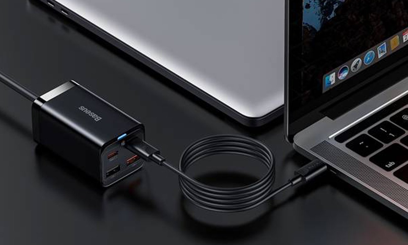 Baseus GaN3 Pro Netzladegerät 2x USB-C 2x USB-A 65W