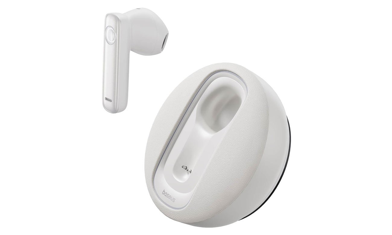 Słuchawka Baseus CM10 Wireless Earphone for Car Biała - Widok ogólny