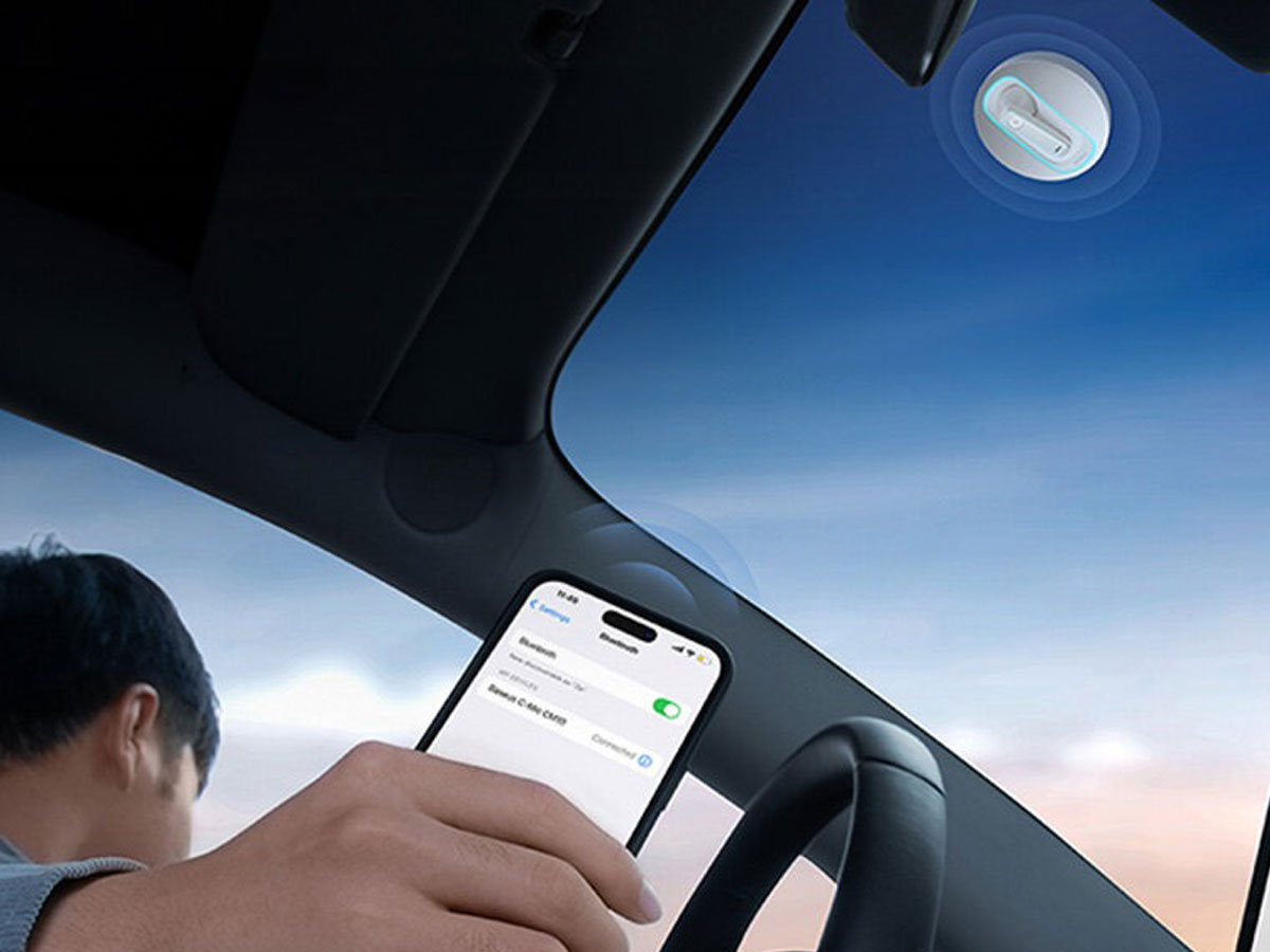 Słuchawka Baseus CM10 Wireless Earphone for Car Biała - Wygodna w użyciu