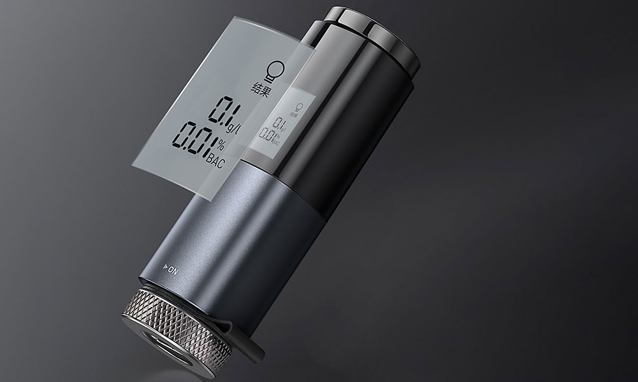 Baseus Digital Alcohol Tester wyświetlacz LCD