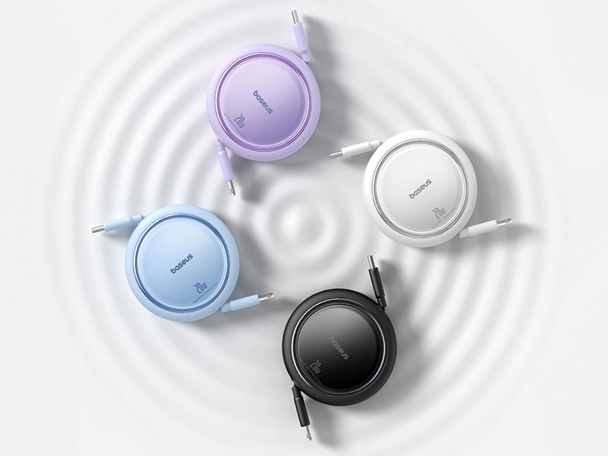 Baseus Free2Pull Retractable Cable C to iP 20W 1m
