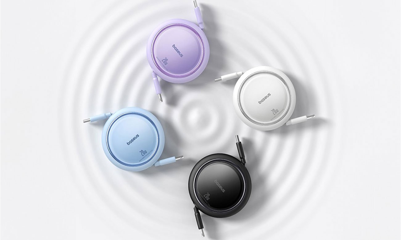 Baseus Free2Pull Retractable Cable C to iP 20W 1m