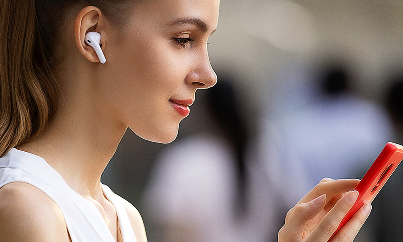 Baseus Encok W3 słuchanie muzyki