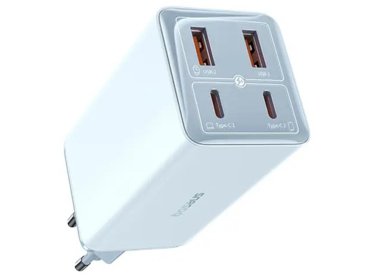 Ładowarka sieciowa Baseus GaN6 Pro 100W (niebieska)