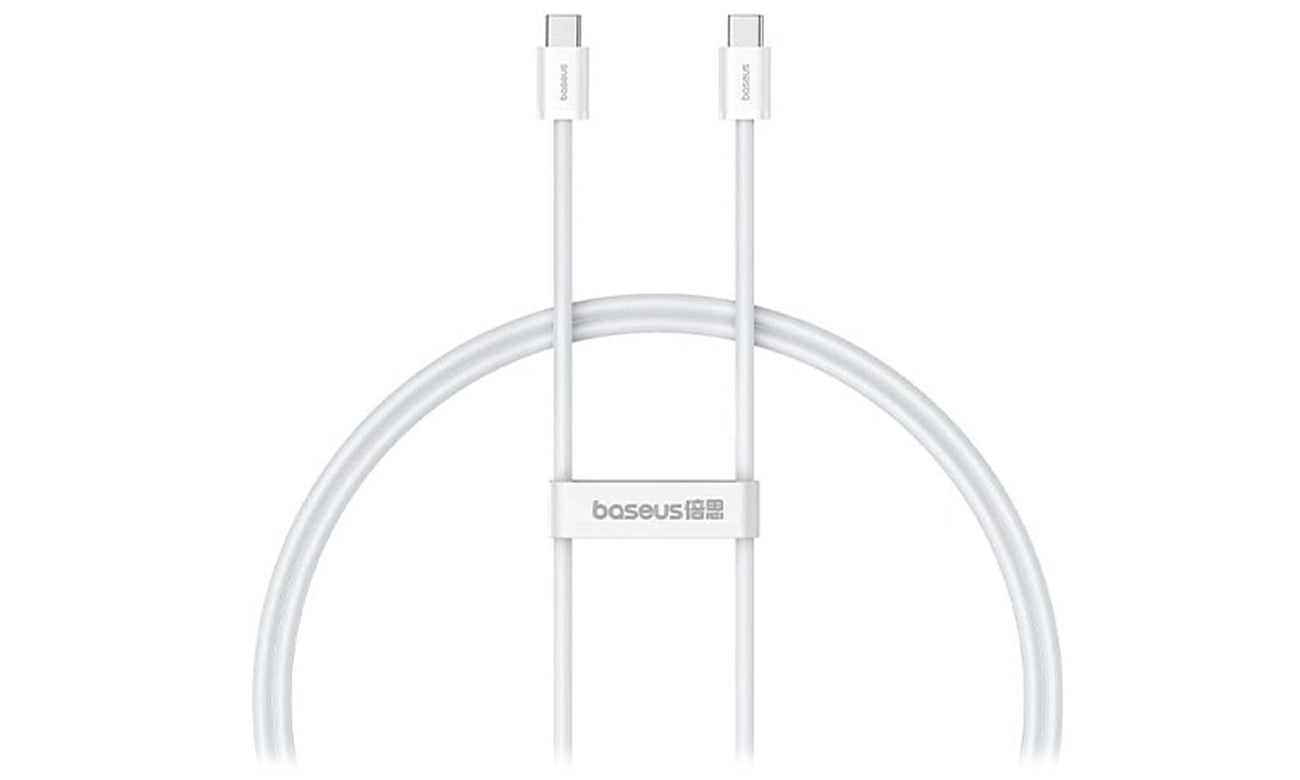 Kabel Baseus do ładowania USB-C Superior 2 100W 1m (biały)