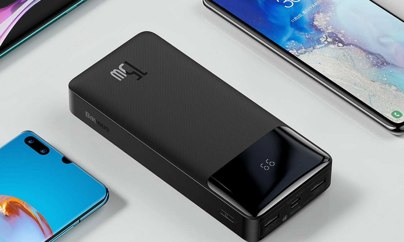 Powerbank Baseus porty