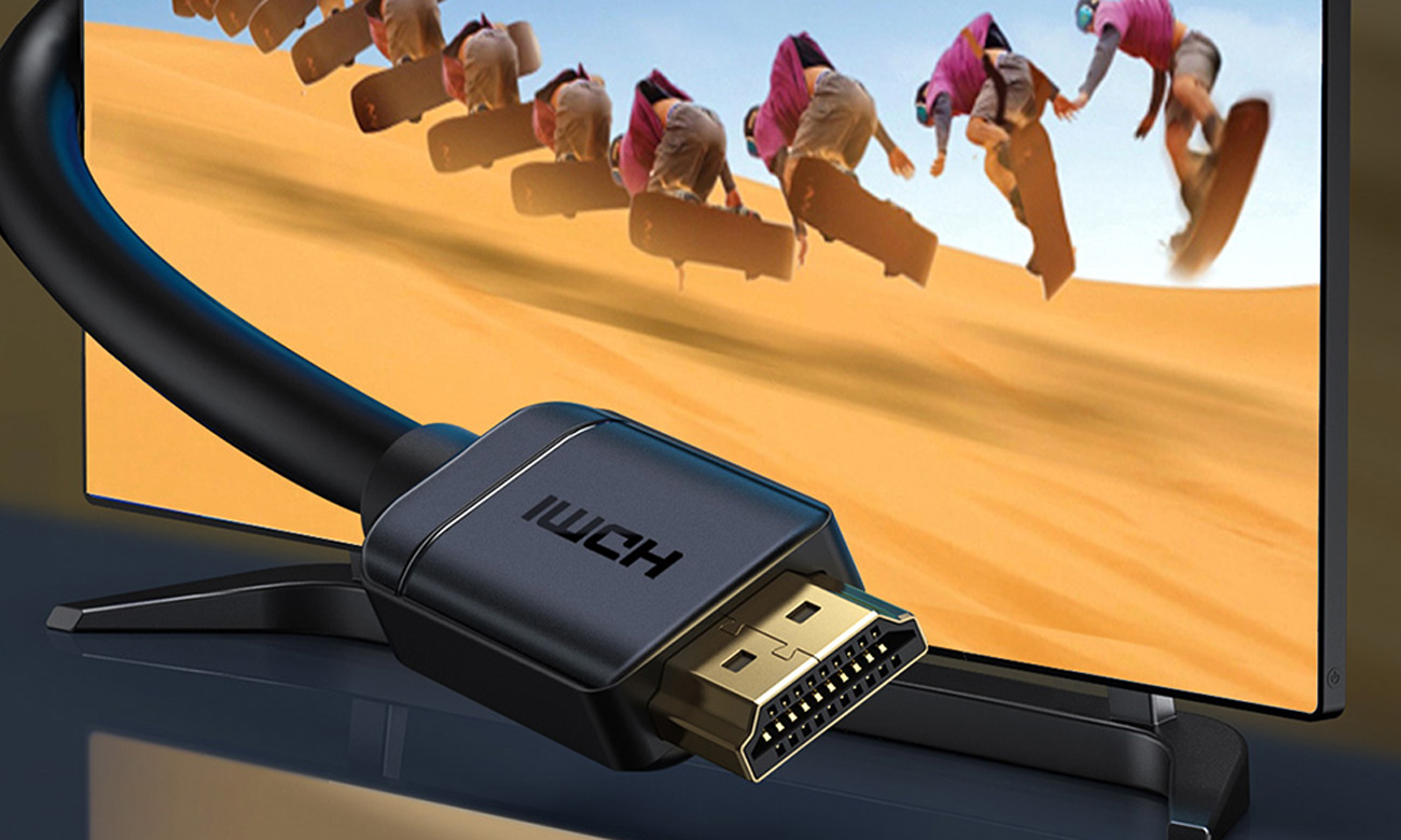Kabel Baseus HDMI 2.0 złącze