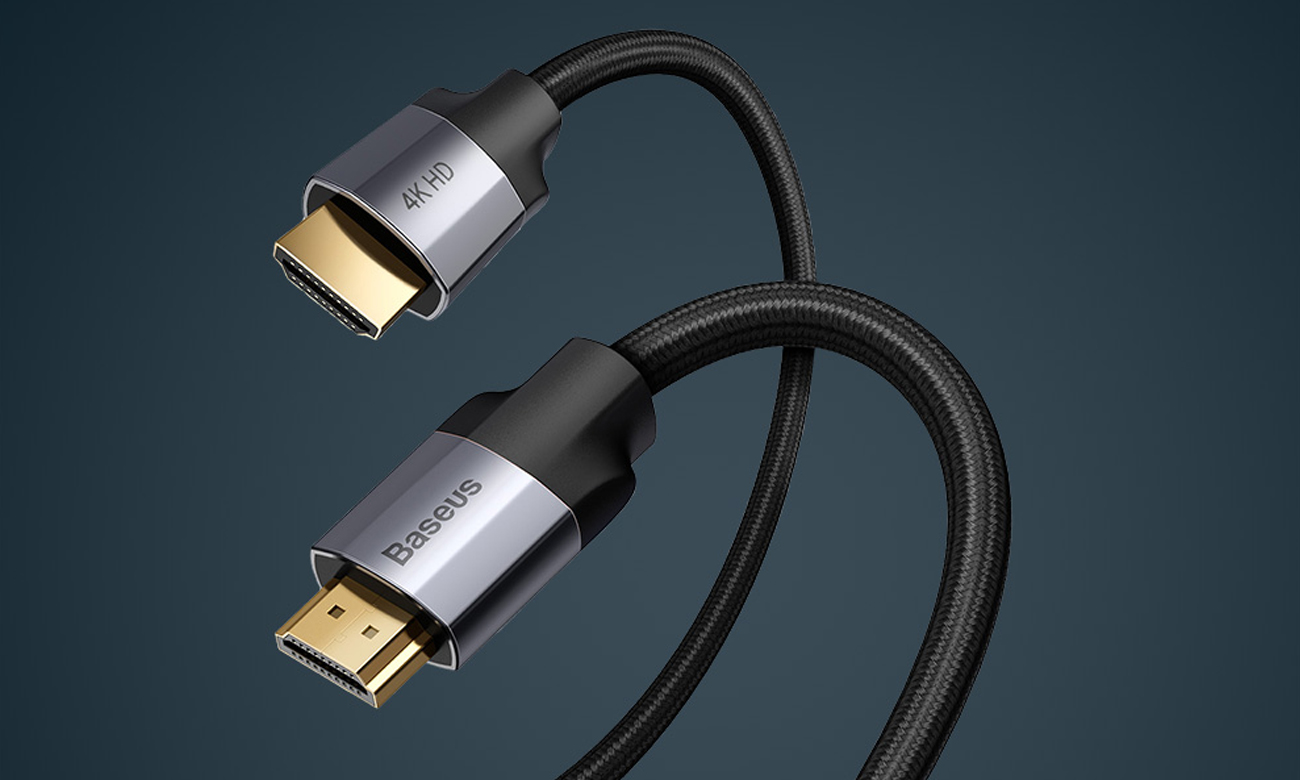 Kabel Baseus HDMI 2.0 4K złącza