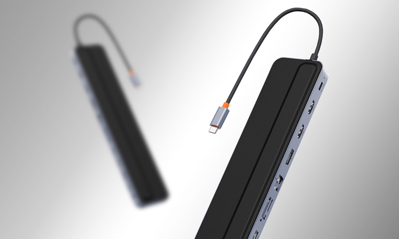 Hub Baseus USB-C - EliteJoy Gen2 konstrukcja