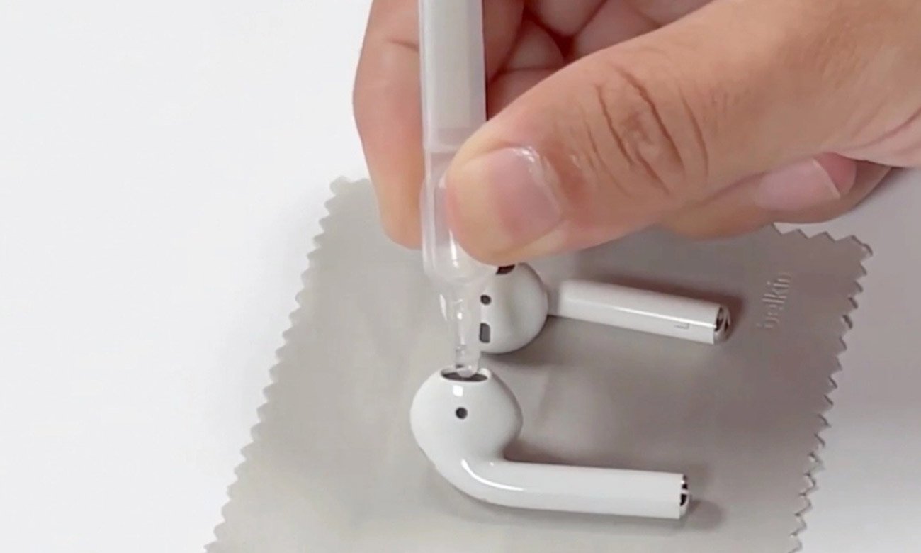 Zestaw do czyszczenia do słuchawek AirPods Belkin Cleaning Kit - Szybkie i łatwe usuwanie zanieczyszczeń
