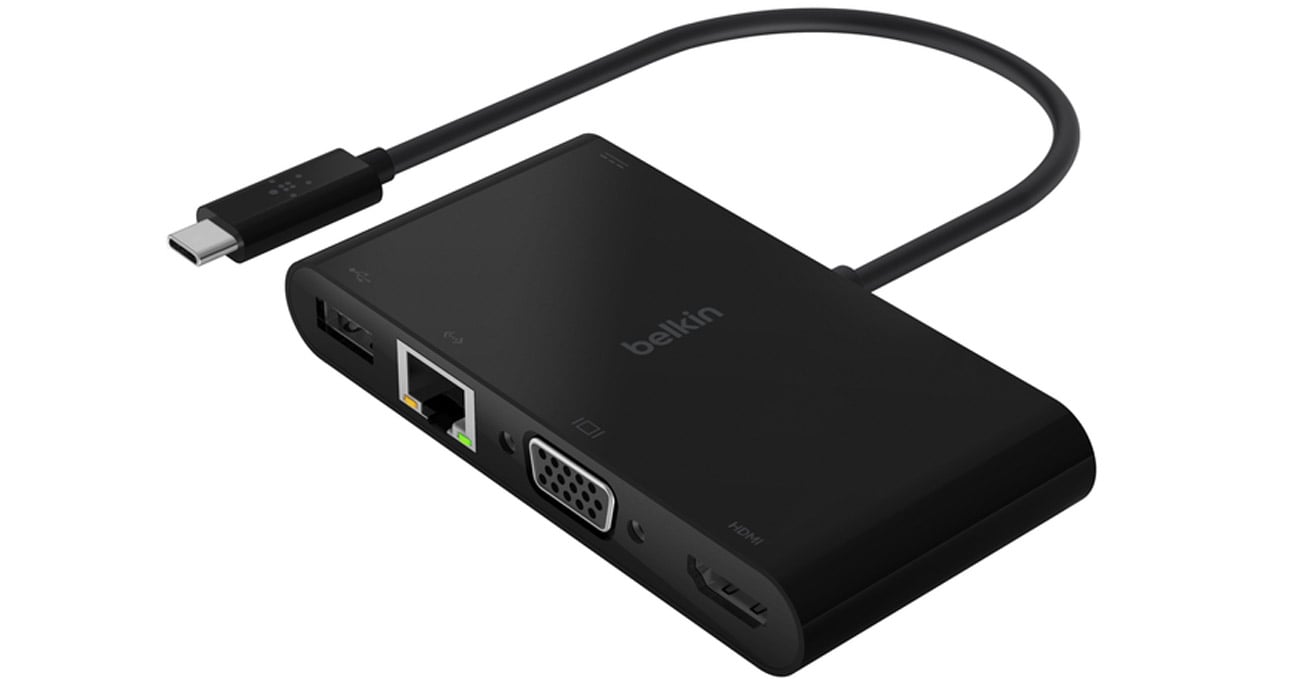 Stacja dokująca Belkin USB-C - HDMI, RJ-45, USB-A, D-SUB