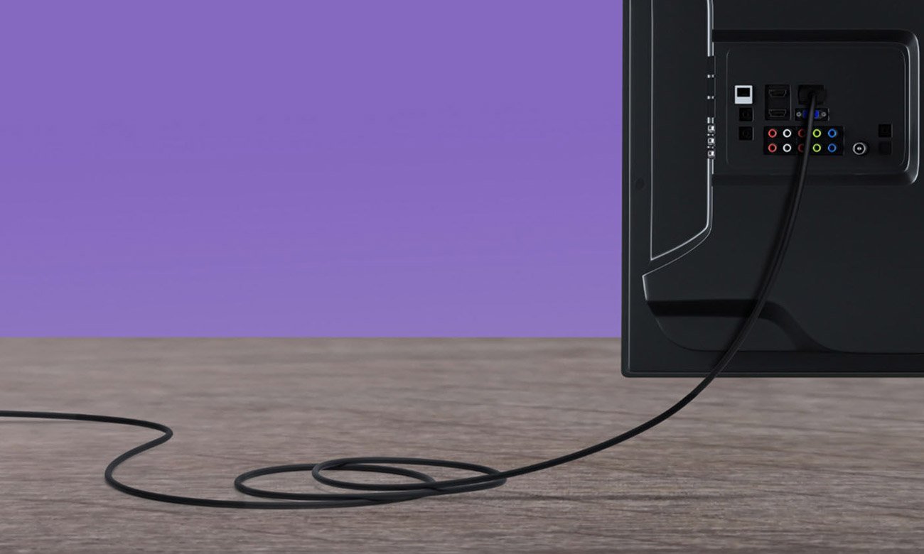 Kabel Belkin USB-C - DisplayPort podłączony