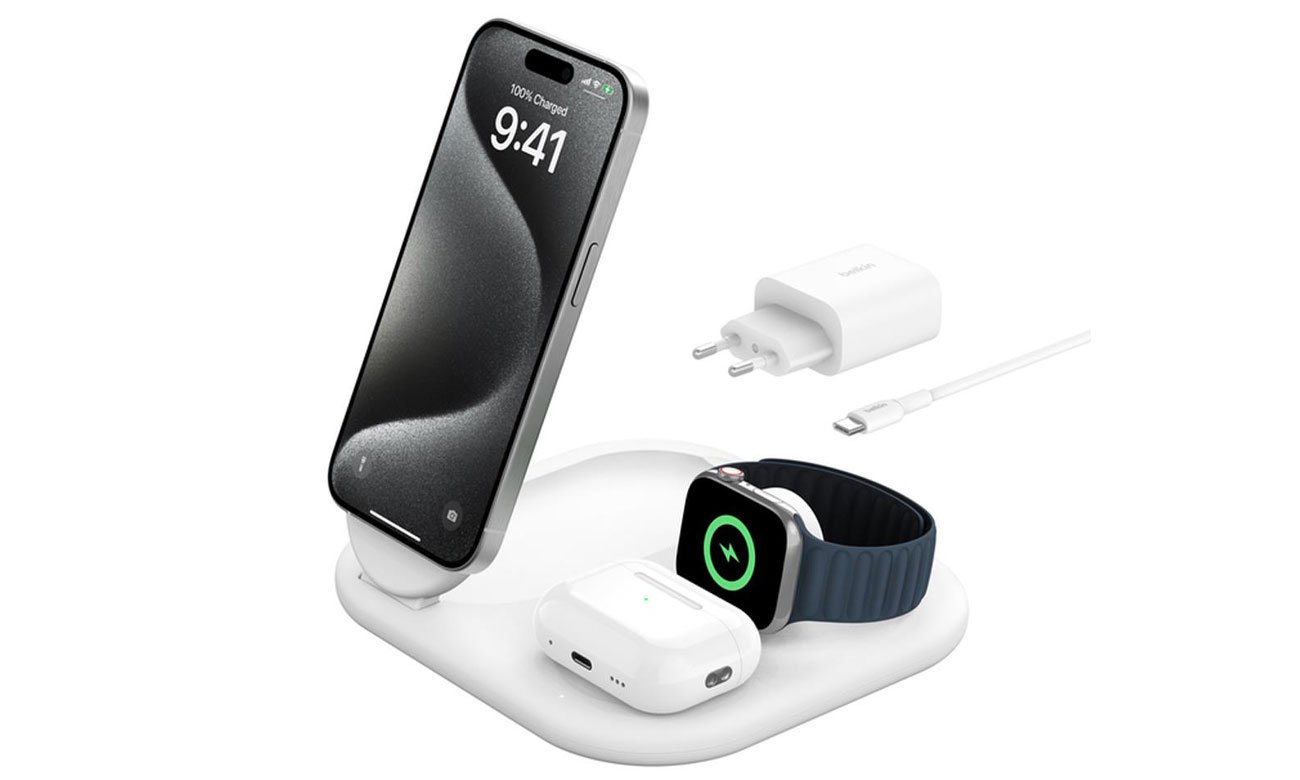 Belkin Ładowarka indukcyjna BOOSTCHARGE Qi2 wygląd