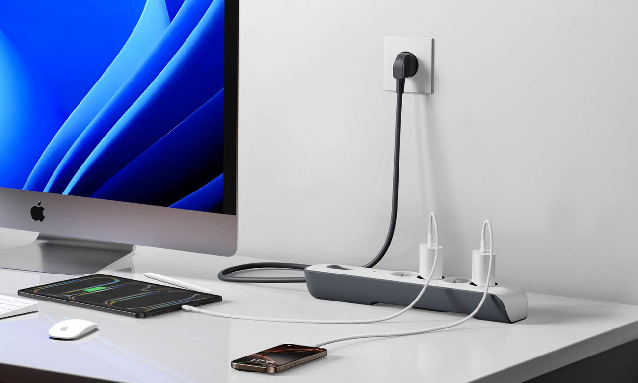 Belkin Listwa zasilająca przeciwprzepięciowa 525J, 4 gniazda