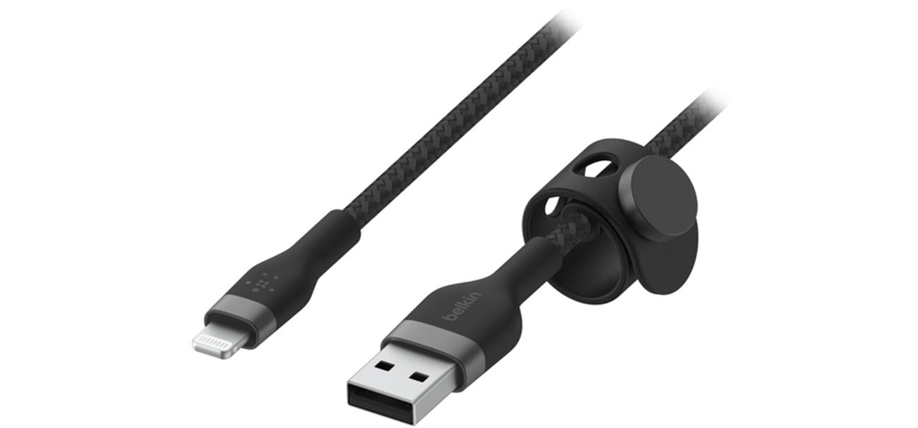 Kabel Belkin USB-A - LTG Braided Silicone 1m Black