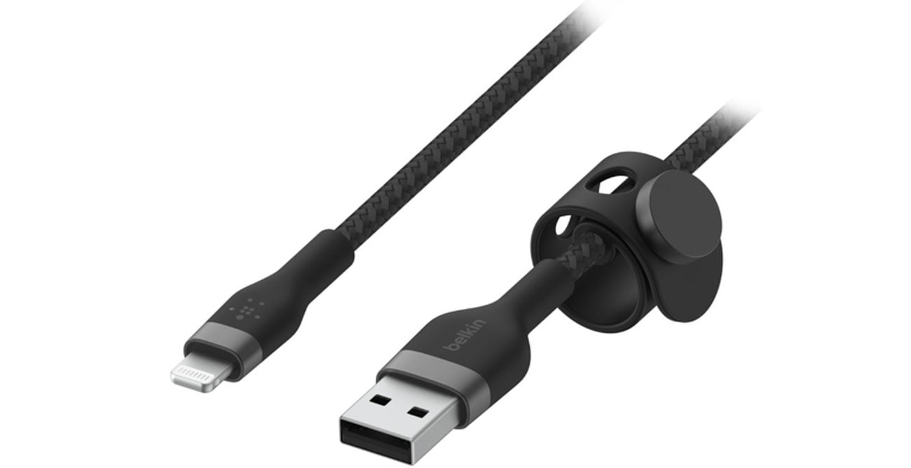 Kabel Belkin USB-A - LTG Braided Silicone 3m Black