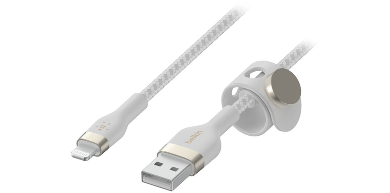 Kabel Belkin USB-A - LTG Braided Silicone 3m White