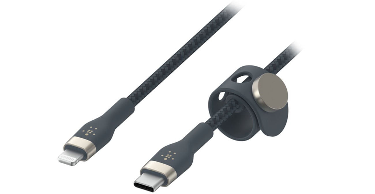 Kabel Belkin USB-C - LTG Braided Silicone 2m Blue