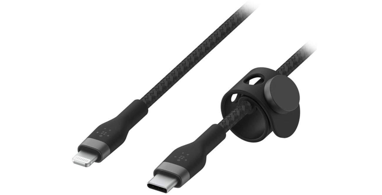 Kabel Belkin USB-C - LTG Braided Silicone 3m Black
