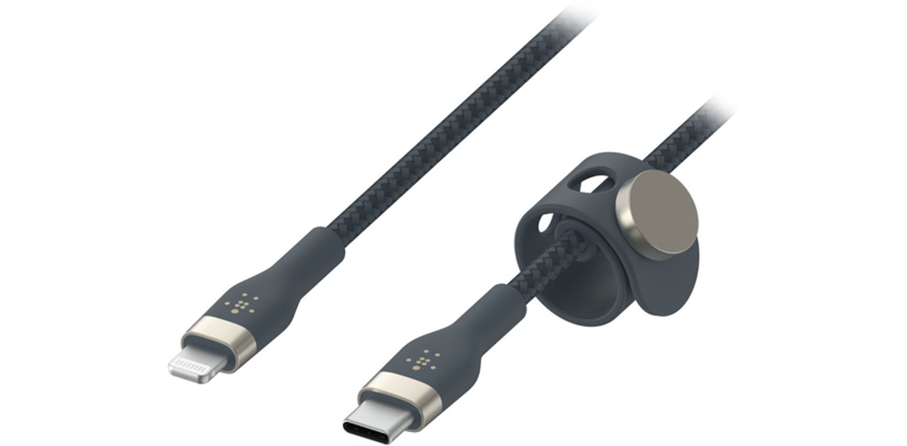 Kabel Belkin USB-C - LTG Braided Silicone 3m Blue