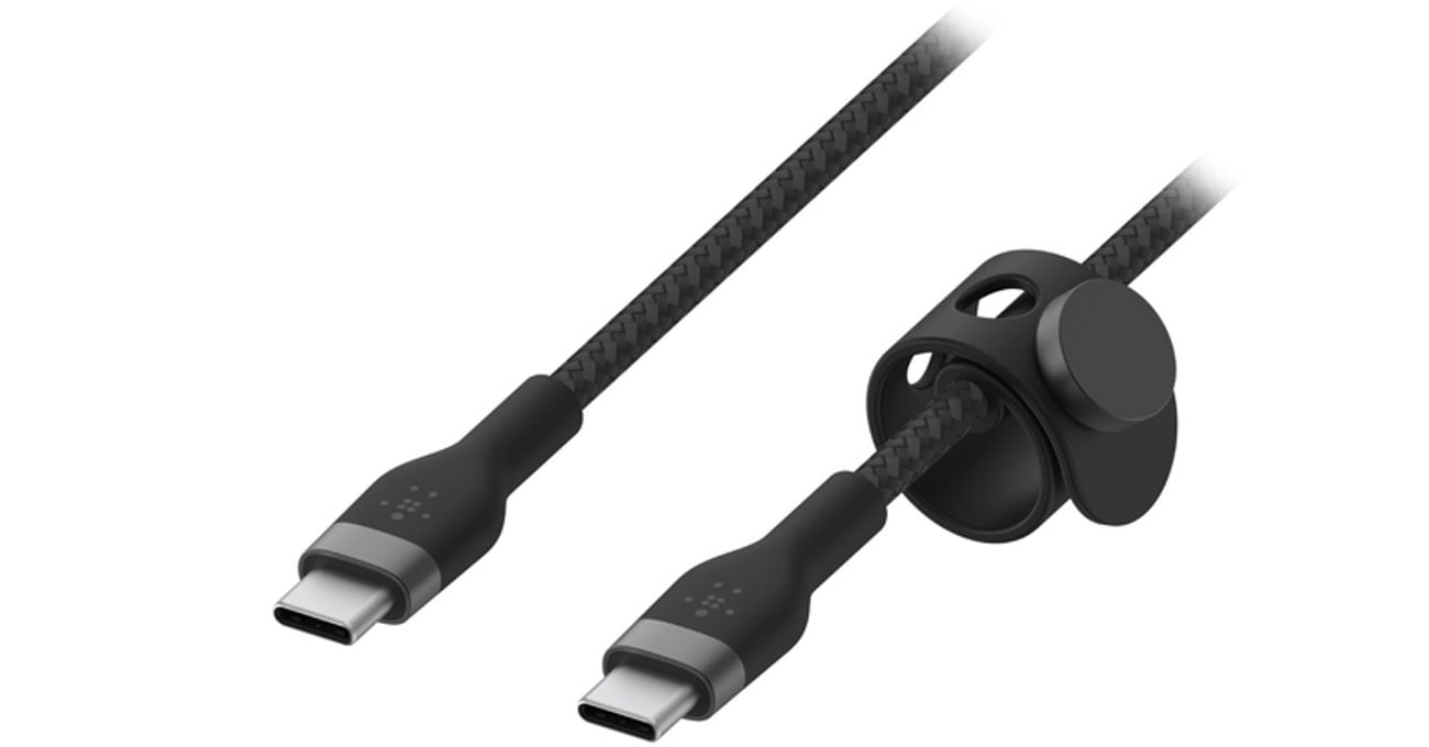 Kabel Belkin USB-C - USB-C 2.0 Braided Silicone 1m Black